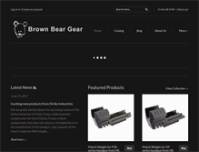 Tablet Screenshot of brownbeargear.com